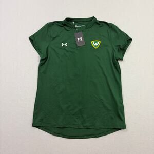 Under Armour Wayne State Warriors Team Performance Polo Shirt Women's Large NEW